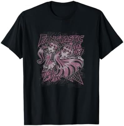 Draculaura Monster High tour style graphic t-shirt