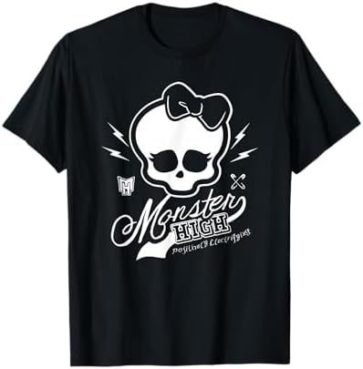Skullette emblem and Monster High logo t-shirt