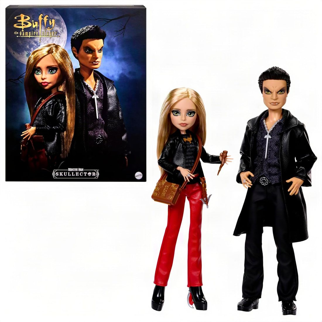 Buffy & Angel Skullector Doll 2-Pack view 2