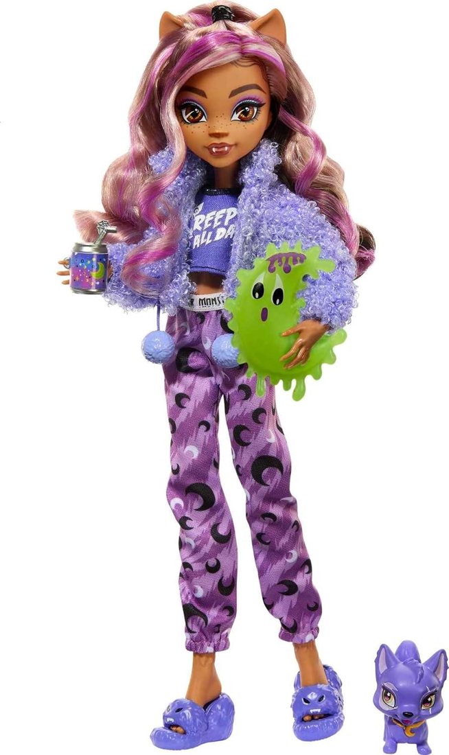 Clawdeen Wolf Creepover Party Doll view 2