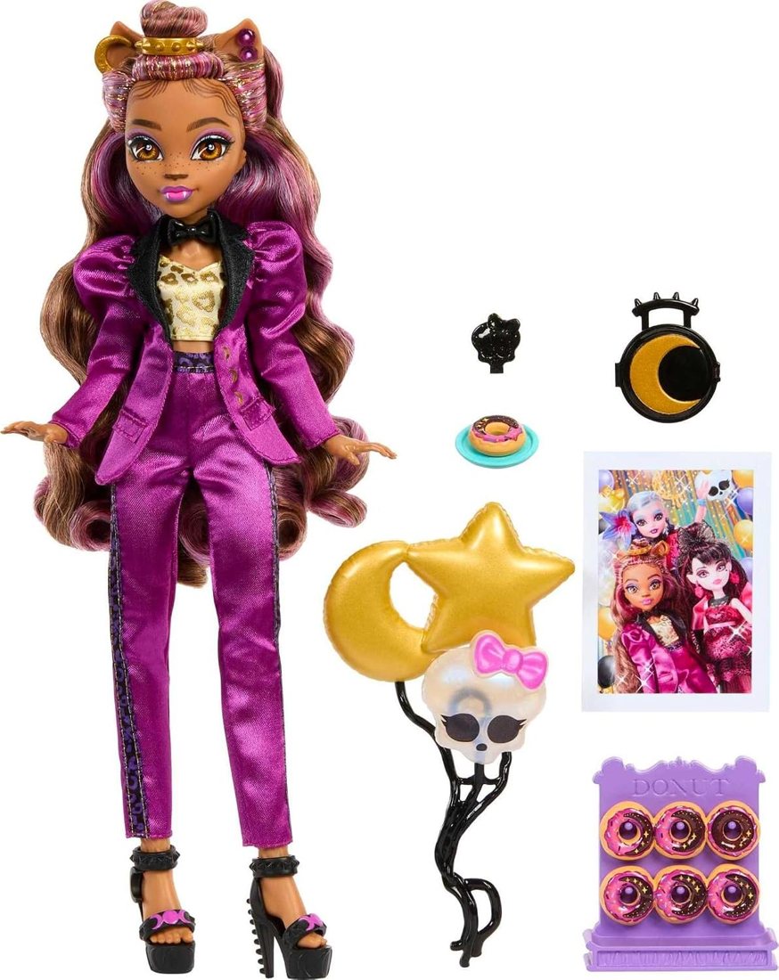 Clawdeen Wolf Monster Ball Party Doll view 2