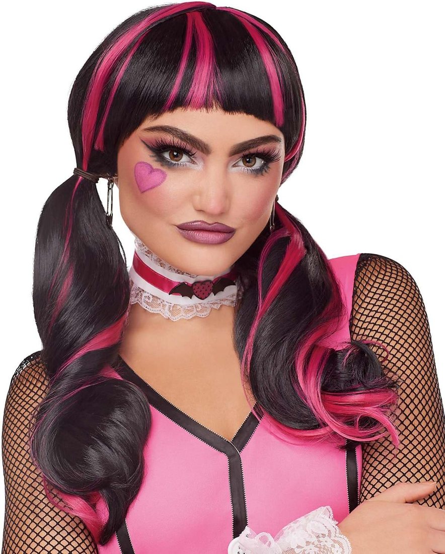 Draculaura Adult Costume Wig view 2