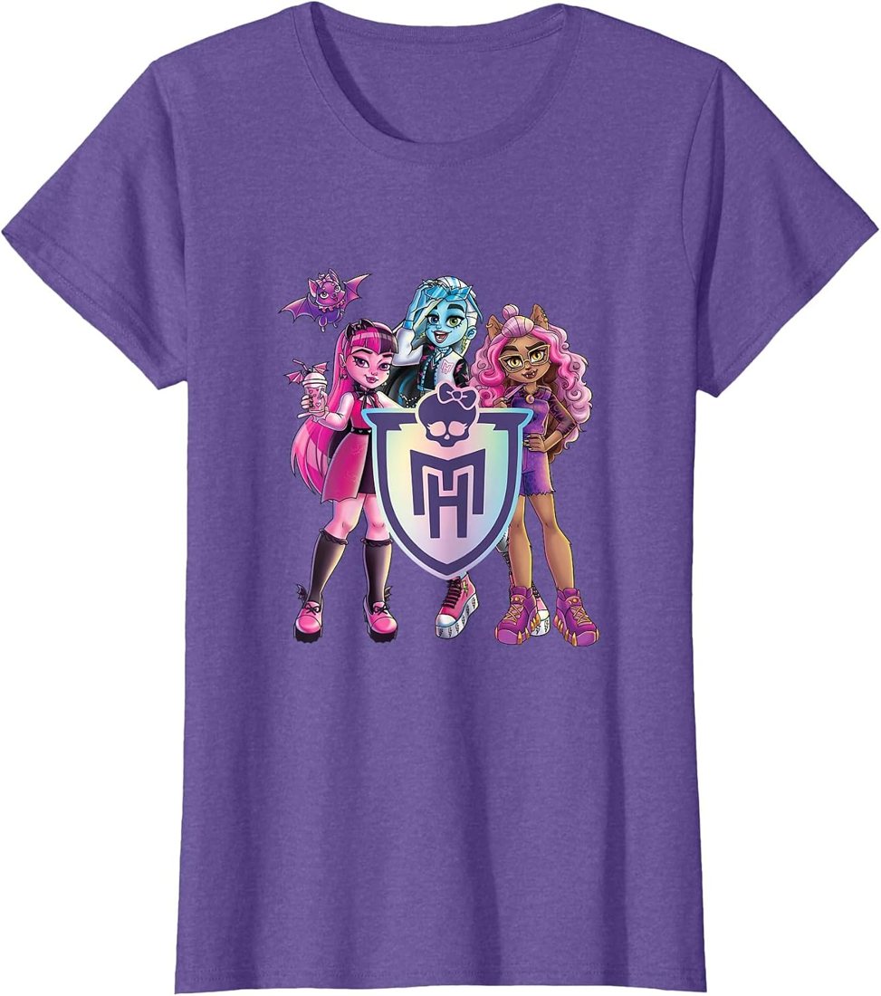 Draculaura, Frankie and Clawdeen Trio Tee view 6