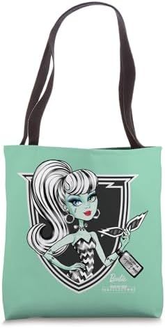 Monster High x Barbie Frankie tote bag with black handles