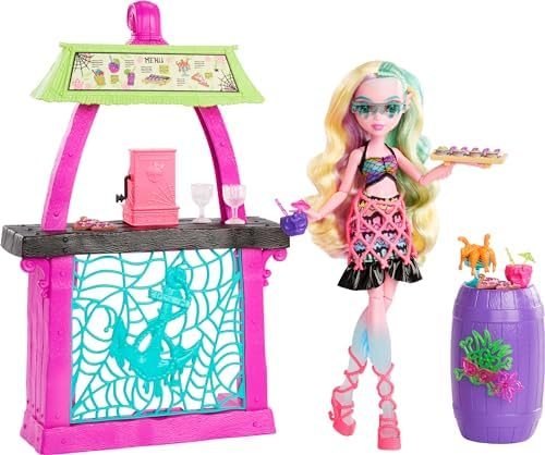 Lagoona Blue doll at Scare-adise Island Snack Shack with drinks