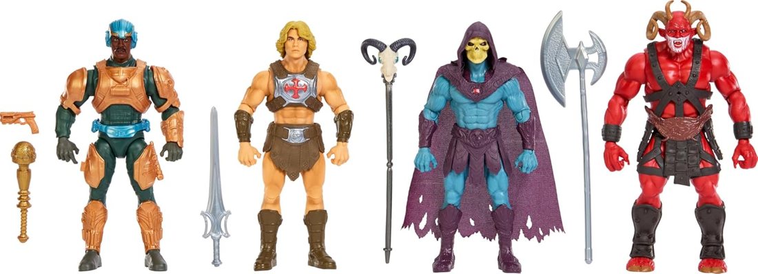 He-Man, Skeletor, Man-at-Arms, Goat Man 4-Pack view 2