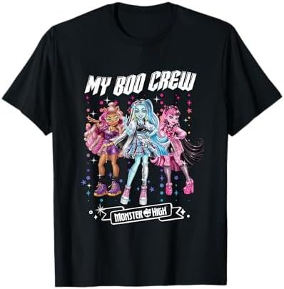 My Boo Crew Clawdeen, Frankie and Draculaura graphic t-shirt