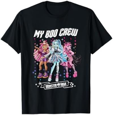 My Boo Crew Clawdeen, Frankie and Draculaura graphic t-shirt