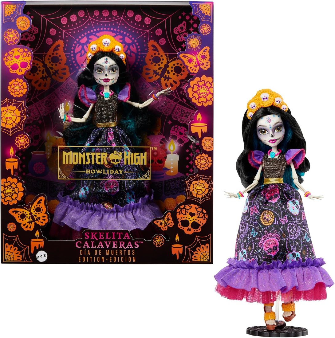 Skelita Calaveras Dia De Muertos Doll view 2