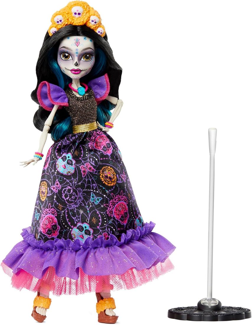 Skelita Calaveras Dia De Muertos Doll view 6