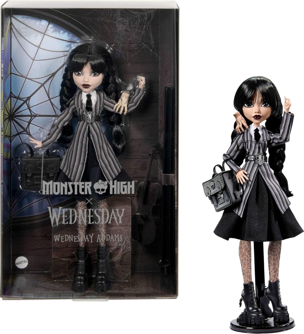 Wednesday Addams Nevermore Uniform Doll view 2
